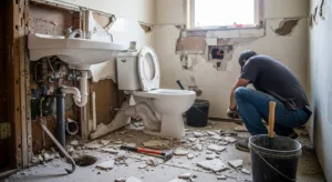 トイレリフォームの様子