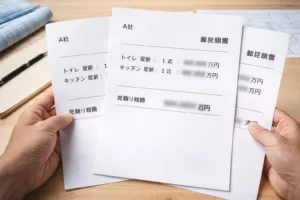 A社の不明確な見積もりイメージ