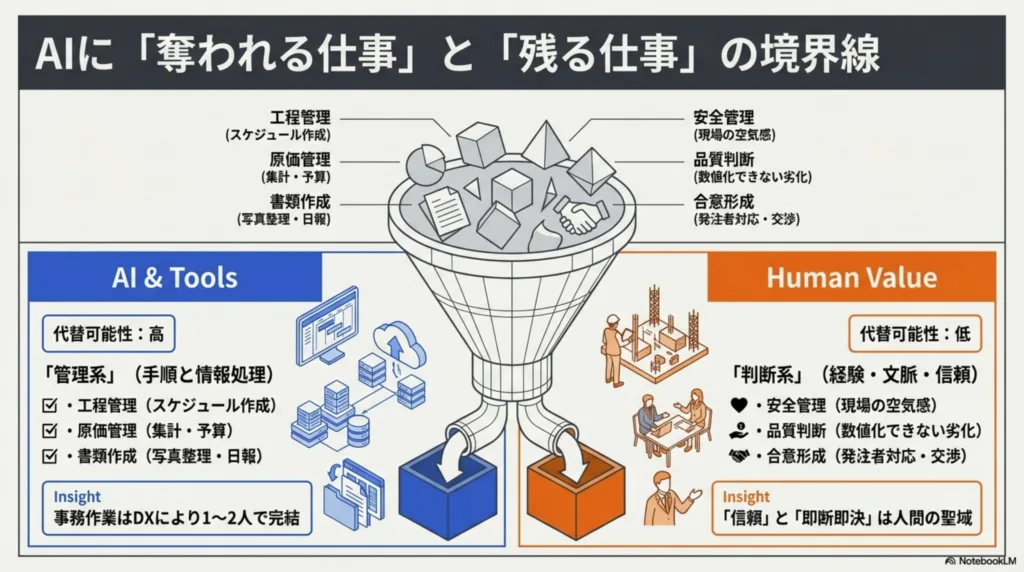 AIに代替される仕事と残る仕事について