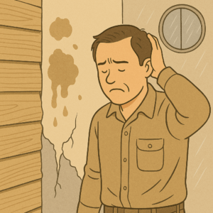 小規模塗装後のトラブルのイラスト