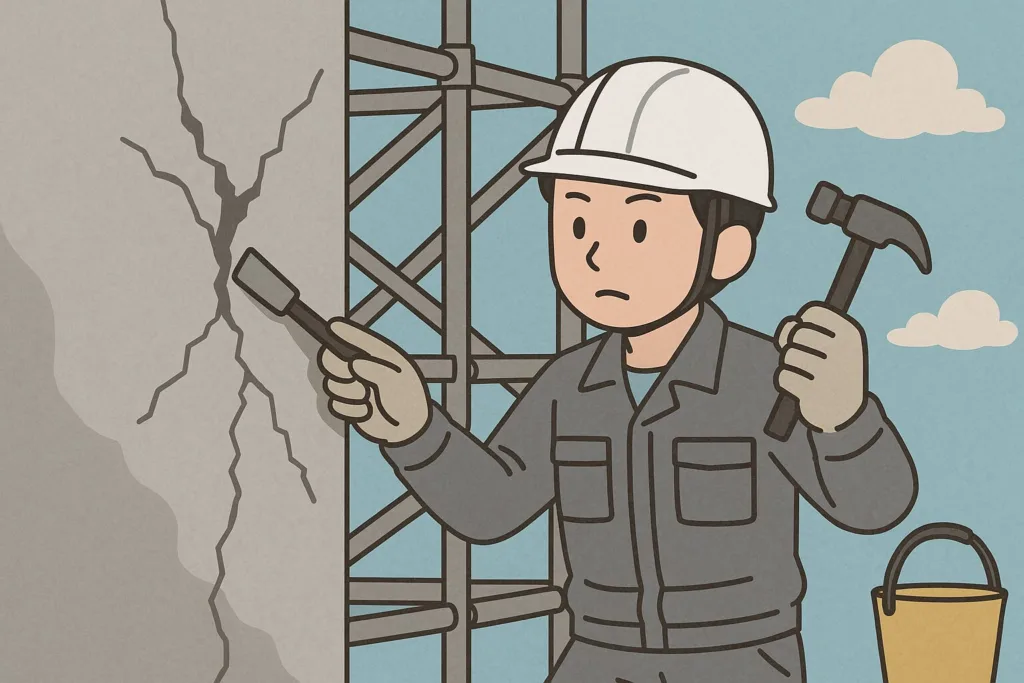 改修工事で使用する用語の解説イラスト
