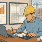 改修工事施工管理 原価管理についてのイラスト