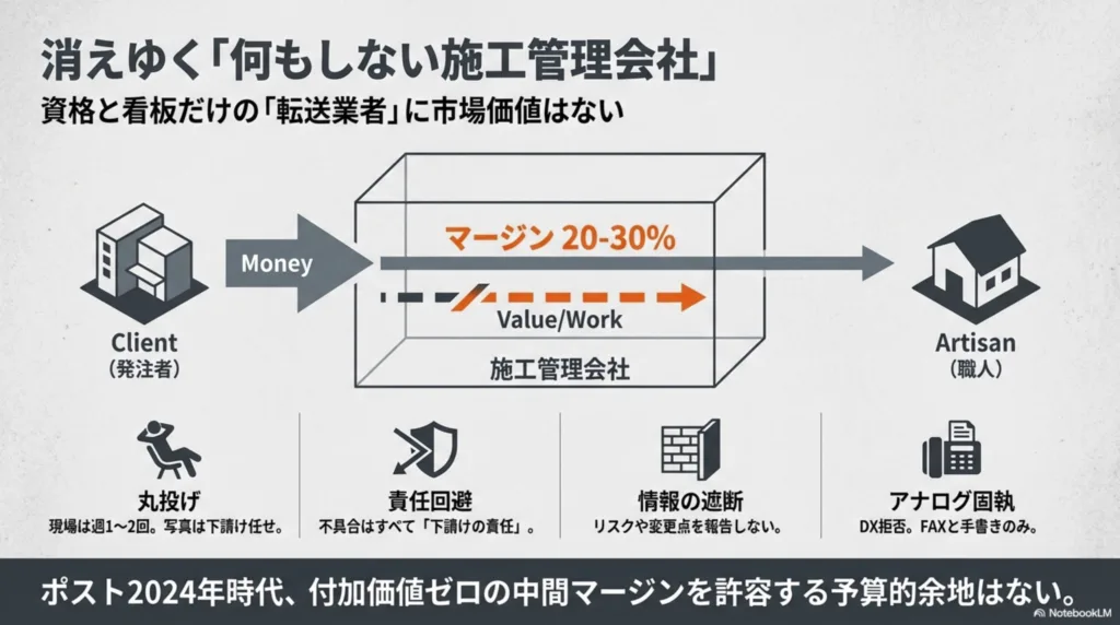 「何もしない施工管理」に市場価値はない