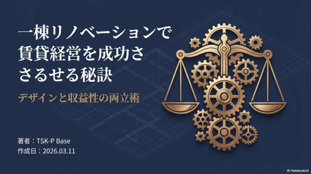 一棟リノベーションで賃貸経営を成功させる秘訣