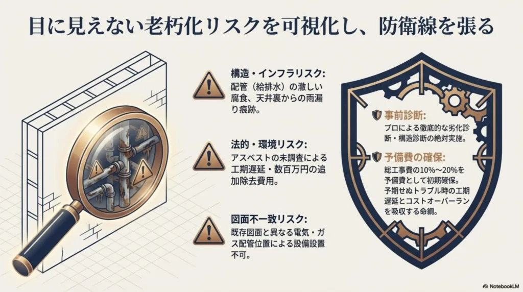 目に見えない老朽化リスクを可視化する